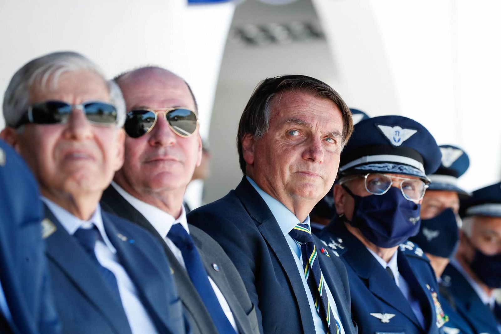 Presidente Jair Bolsonaro durante cerimônia de Formatura do Curso de Formação de Sargentos da Aeronáutica. (Foto: Alan Santos/PR)